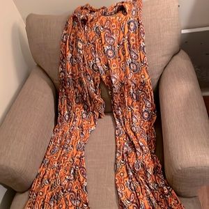 Free people boho palazzo pants